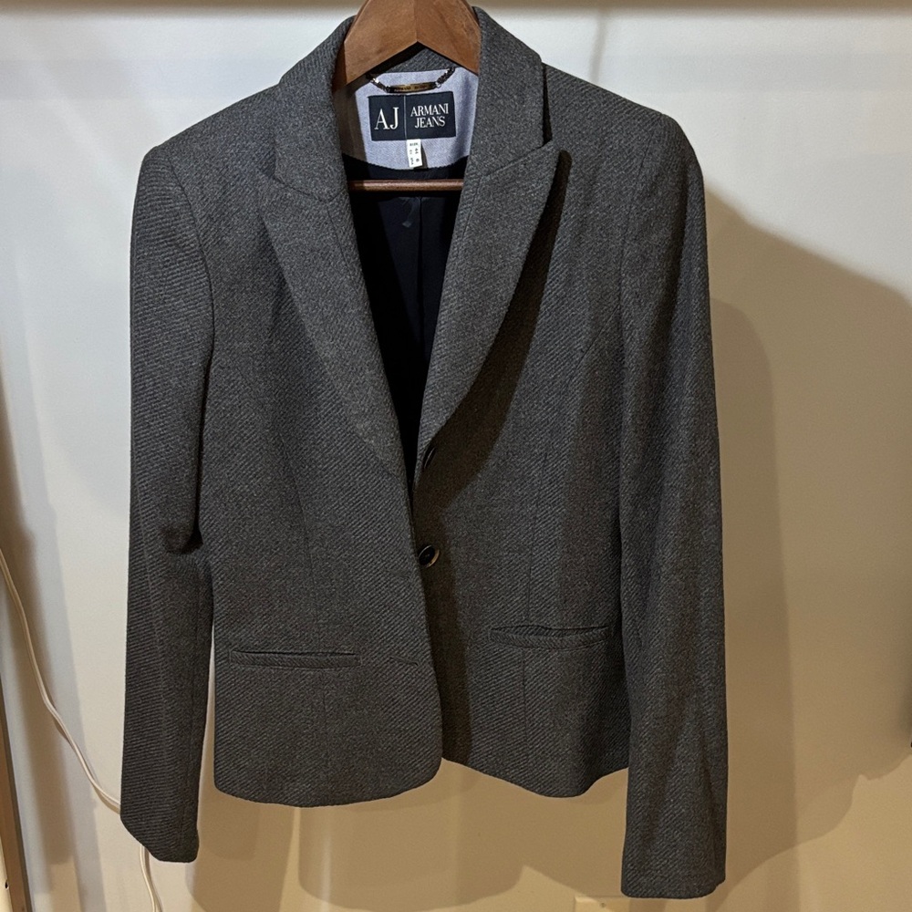 Armani Jeans Charcoal Blazer